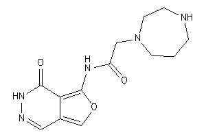 2-(1,4-diazepan-1-yl)-N-(4-keto-3H-furo[3,4-d]pyridazin-5-yl)acetamide