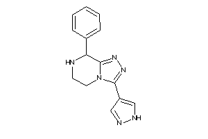 8-phenyl-3-(1H-pyrazol-4-yl)-5,6,7,8-tetrahydro-[1,2,4]triazolo[4,3-a]pyrazine