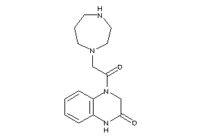 4-[2-(1,4-diazepan-1-yl)acetyl]-1,3-dihydroquinoxalin-2-one