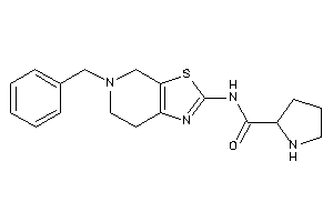 N-(5-benzyl-6,7-dihydro-4H-thiazolo[5,4-c]pyridin-2-yl)pyrrolidine-2-carboxamide
