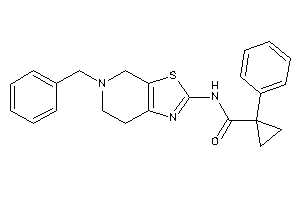 N-(5-benzyl-6,7-dihydro-4H-thiazolo[5,4-c]pyridin-2-yl)-1-phenyl-cyclopropanecarboxamide