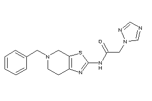 N-(5-benzyl-6,7-dihydro-4H-thiazolo[5,4-c]pyridin-2-yl)-2-(1,2,4-triazol-1-yl)acetamide