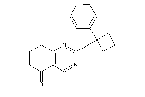 2-(1-phenylcyclobutyl)-7,8-dihydro-6H-quinazolin-5-one
