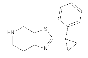 Image of 2-(1-phenylcyclopropyl)-4,5,6,7-tetrahydrothiazolo[5,4-c]pyridine