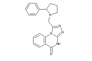 1-[(2-phenylpyrrolidino)methyl]-4H-[1,2,4]triazolo[4,3-a]quinazolin-5-one