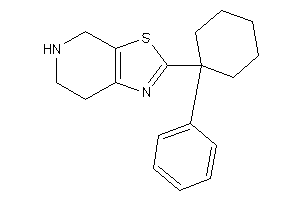2-(1-phenylcyclohexyl)-4,5,6,7-tetrahydrothiazolo[5,4-c]pyridine