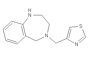 Image of 4-(1,2,3,5-tetrahydro-1,4-benzodiazepin-4-ylmethyl)thiazole