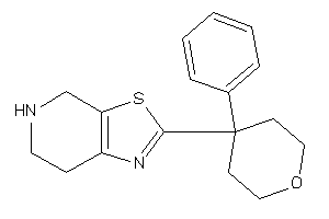 Image of 2-(4-phenyltetrahydropyran-4-yl)-4,5,6,7-tetrahydrothiazolo[5,4-c]pyridine