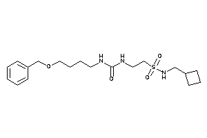 Image of 1-(4-benzoxybutyl)-3-[2-(cyclobutylmethylsulfamoyl)ethyl]urea