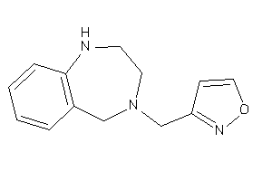 Image of 3-(1,2,3,5-tetrahydro-1,4-benzodiazepin-4-ylmethyl)isoxazole