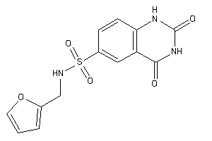 N-(2-furfuryl)-2,4-diketo-1H-quinazoline-6-sulfonamide