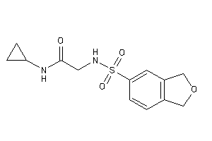 N-cyclopropyl-2-(phthalan-5-ylsulfonylamino)acetamide
