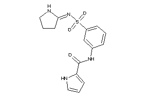 Image of N-[3-(pyrrolidin-2-ylideneamino)sulfonylphenyl]-1H-pyrrole-2-carboxamide