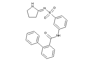 2-phenyl-N-[3-(pyrrolidin-2-ylideneamino)sulfonylphenyl]benzamide