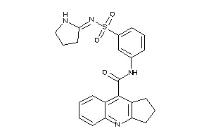 N-[3-(pyrrolidin-2-ylideneamino)sulfonylphenyl]-2,3-dihydro-1H-cyclopenta[b]quinoline-9-carboxamide