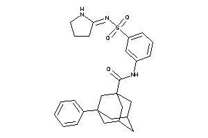 Image of 3-phenyl-N-[3-(pyrrolidin-2-ylideneamino)sulfonylphenyl]adamantane-1-carboxamide