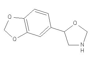 Image of 5-(1,3-benzodioxol-5-yl)oxazolidine