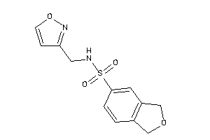 Image of N-(isoxazol-3-ylmethyl)phthalan-5-sulfonamide