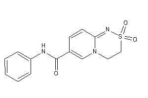 Image of 2,2-diketo-N-phenyl-3,4-dihydropyrido[2,1-c][1,2,4]thiadiazine-7-carboxamide