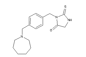 3-[4-(azepan-1-ylmethyl)benzyl]-2-thioxo-4-imidazolidinone