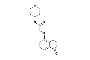 Image of 2-(1-ketoindan-4-yl)oxy-N-tetrahydropyran-4-yl-acetamide