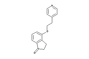 4-[2-(4-pyridyl)ethoxy]indan-1-one