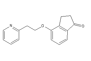 4-[2-(2-pyridyl)ethoxy]indan-1-one