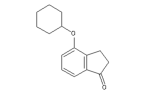 Image of 4-(cyclohexoxy)indan-1-one