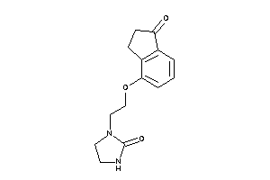 Image of 1-[2-(1-ketoindan-4-yl)oxyethyl]-2-imidazolidinone