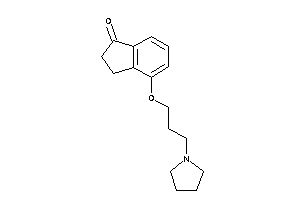 4-(3-pyrrolidinopropoxy)indan-1-one