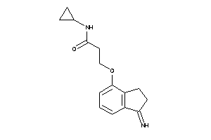 N-cyclopropyl-3-(1-iminoindan-4-yl)oxy-propionamide