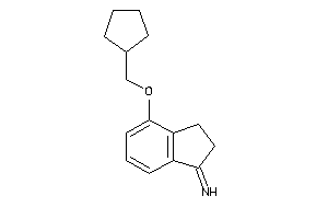 [4-(cyclopentylmethoxy)indan-1-ylidene]amine
