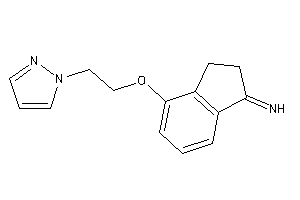 Image of [4-(2-pyrazol-1-ylethoxy)indan-1-ylidene]amine
