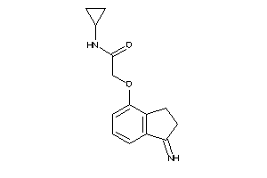 N-cyclopropyl-2-(1-iminoindan-4-yl)oxy-acetamide