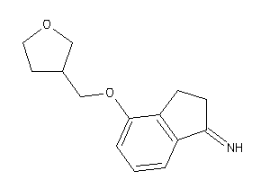 [4-(tetrahydrofuran-3-ylmethoxy)indan-1-ylidene]amine