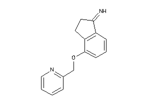 [4-(2-pyridylmethoxy)indan-1-ylidene]amine