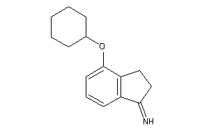 Image of [4-(cyclohexoxy)indan-1-ylidene]amine