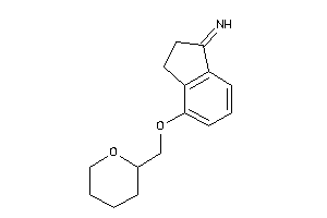 [4-(tetrahydropyran-2-ylmethoxy)indan-1-ylidene]amine
