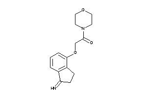 2-(1-iminoindan-4-yl)oxy-1-morpholino-ethanone