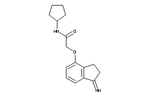 N-cyclopentyl-2-(1-iminoindan-4-yl)oxy-acetamide