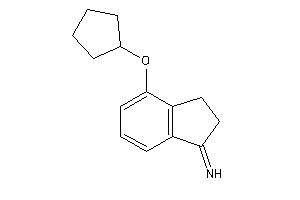Image of [4-(cyclopentoxy)indan-1-ylidene]amine