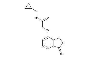 N-(cyclopropylmethyl)-2-(1-iminoindan-4-yl)oxy-acetamide