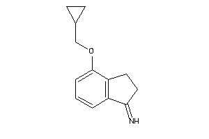Image of [4-(cyclopropylmethoxy)indan-1-ylidene]amine
