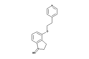 [4-[2-(4-pyridyl)ethoxy]indan-1-ylidene]amine