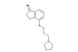 [4-(3-pyrrolidinopropoxy)indan-1-ylidene]amine