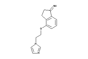 [4-(2-imidazol-1-ylethoxy)indan-1-ylidene]amine