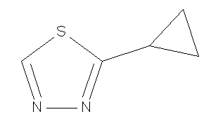 Image of 2-cyclopropyl-1,3,4-thiadiazole