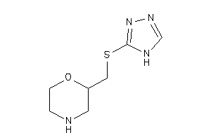 2-[(4H-1,2,4-triazol-3-ylthio)methyl]morpholine