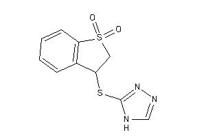 3-(4H-1,2,4-triazol-3-ylthio)-2,3-dihydrobenzothiophene 1,1-dioxide