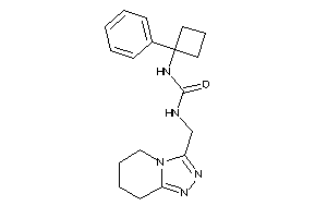 Image of 1-(1-phenylcyclobutyl)-3-(5,6,7,8-tetrahydro-[1,2,4]triazolo[4,3-a]pyridin-3-ylmethyl)urea